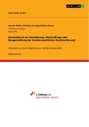 Cover-Bild zum Titel 'Deutschland am Scheideweg. Abschaffung oder Neugestaltung der bundesstaatlichen Rechtsordnung?' von 'Felix Henke (LL. M.'