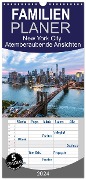 Familienplaner 2024 - New York City - Atemberaubende Ansichten mit 5 Spalten (Wandkalender, 21 x 45 cm) CALVENDO - Matteo Colombo