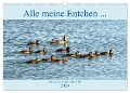 Alle meine Entchen ... Entenparadies Kurisches Haff (Wandkalender 2024 DIN A3 quer), CALVENDO Monatskalender - Henning von Löwis of Menar