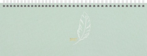 Cover-Bild zum Titel 'rido/idé 7036331007 Querterminbuch Premium Young Line 2027 "Feather" 297×105 mm, Textil' von ''