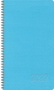 Cover-Bild zum Titel 'Taschenkalender Wochentimer Small Blau 2027' von ''