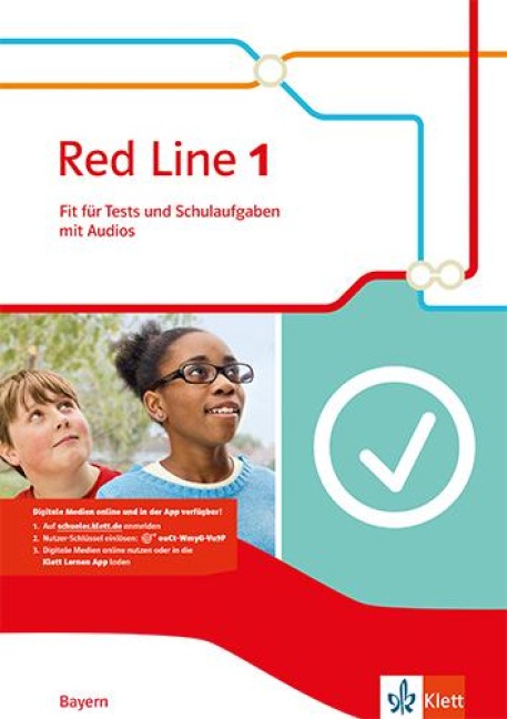 Red Line 1. Fit für Tests und Schulaufgaben mit Mediensammlung. Klasse 5. Ausgabe für Bayern ab 2017 - 