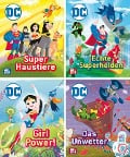 Nelson Mini-Bücher: 4er DC Superhelden 1-4 - 