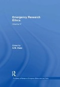 Cover-Bild zum Titel 'Emergency Research Ethics' von ''