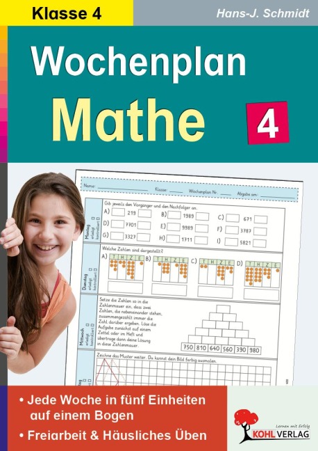 Wochenplan Mathe / Klasse 4 - Hans-J. Schmidt