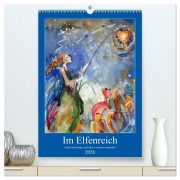 Im Elfenreich- Zauber und Magie der Elfen in schönen Aquarellen (hochwertiger Premium Wandkalender 2026 DIN A2 hoch), Kunstdruck in Hochglanz - Sveta Tiukkel