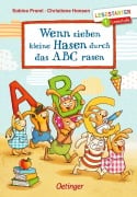 Cover-Bild zum Titel 'Wenn sieben kleine Hasen durch das ABC rasen' von 'Sabine Praml'