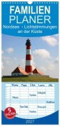 Cover-Bild zum Titel 'Familienplaner 2027 - Nordsee - Lichtstimmungen an der Küste mit 5 Spalten (Wandkalender, 21 x 45 cm) CALVENDO' von 'Fotodesign Verena Scholze'