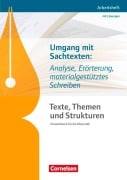 Cover-Bild zum Titel 'Texte, Themen und Strukturen. Umgang mit Sachtexten: Analyse, Erörterung, materialgestütztes Schreiben' von 'Diana Sackmann, Christian Schwarz, Angelika Thönneßen-Fischer, Philipp Schmolke'