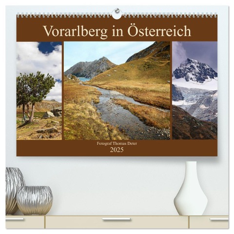 Vorarlberg in Österreich (hochwertiger Premium Wandkalender 2025 DIN A2 quer), Kunstdruck in Hochglanz - Thomas Deter