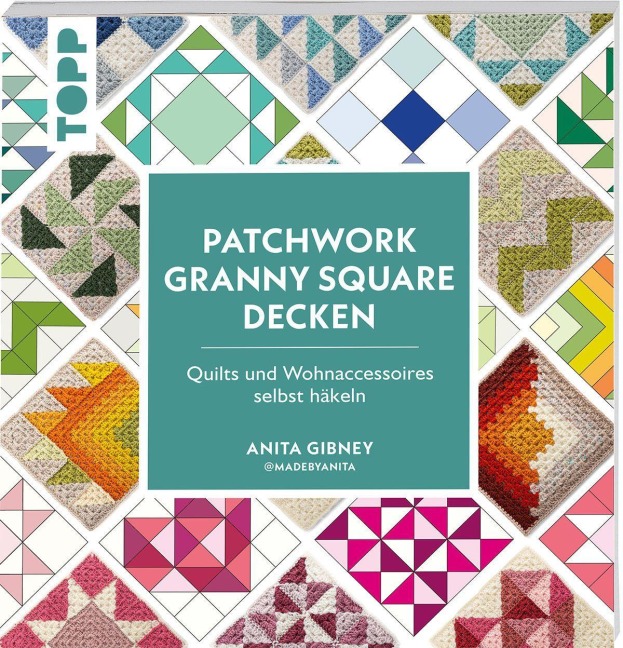 Patchwork Granny Square Decken - Anita Gibney