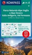 KOMPASS Wanderkarte 89 Parco Naturale Alpe Veglia e Alpe Devero, Valle Antigorio, Val Formazza, Val Divedro, Domodossola 1:50.000 - 