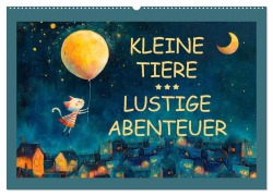 Cover-Bild zum Titel 'Kleine Tiere - Lustige Abenteuer (Wandkalender 2026 DIN A2 quer), CALVENDO Monatskalender' von 'Erich Krätschmer'
