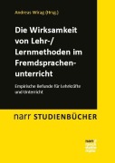 Cover-Bild zum Titel 'Die Wirksamkeit von Lehr-/Lernmethoden im Fremdsprachenunterricht' von ''