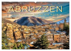 Cover-Bild zum Titel 'Abruzzen, vom Apennin bis an die Adria (Wandkalender 2026 DIN A2 quer), CALVENDO Monatskalender' von 'Peter Roder'