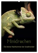 Cover-Bild zum Titel 'Minidrachen - Die kleinen Nachkommen der Urzeitmonster (Wandkalender 2026 DIN A2 hoch), CALVENDO Monatskalender' von 'Sigrid Enkemeier'