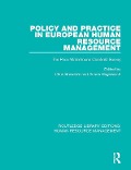 Cover-Bild zum Titel 'Policy and Practice in European Human Resource Management' von ''