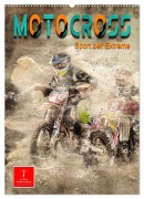 Cover-Bild zum Titel 'Motocross - Sport der Extreme (Wandkalender 2026 DIN A2 hoch), CALVENDO Monatskalender' von 'Peter Roder'
