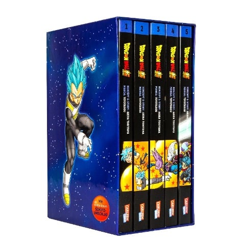 Dragon Ball Super Bände 1-5 im Sammelschuber mit Extra - Akira Toriyama