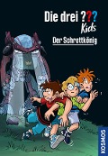 Cover-Bild zum Titel 'Die drei ??? Kids, 96, Der Schrottkönig (drei Fragezeichen Kids)' von 'Ulf Blanck'
