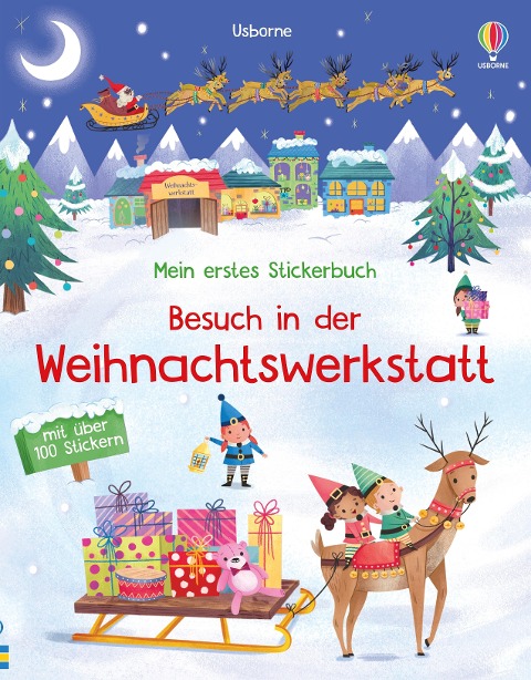 Mein erstes Stickerbuch: Besuch in der Weihnachtswerkstatt - 