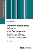Cover-Bild zum Titel 'Betriebswirtschaftslehre für das Sozialwesen' von 'Arnold Pracht'