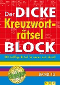 Cover-Bild zum Titel 'Der dicke Kreuzworträtsel-Block Band 15' von ''