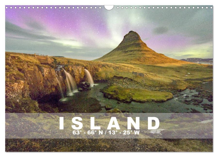 ISLAND 63° - 66° N / 13° - 25° W (Wandkalender 2026 DIN A3 quer), CALVENDO Monatskalender - Norman Preißler