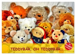 Cover-Bild zum Titel 'TEDDYBÄR, OH TEDDYBÄR... (Wandkalender 2026 DIN A2 quer), CALVENDO Monatskalender' von 'Jennifer Chrystal'
