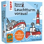 Cover-Bild zum Titel 'Leuchtturm voraus! Beacon Patrol (deutsche Ausgabe). Inkl. Erweiterung "Schiffe & Strände"' von 'Torben Ratzlaff'