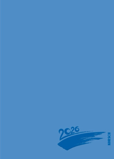 Foto-Malen-Basteln Bastelkalender A5 blau 2026 - 
