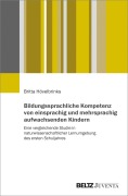Cover-Bild zum Titel 'Bildungssprachliche Kompetenz von einsprachig und mehrsprachig aufwachsenden Kindern' von 'Britta Hövelbrinks'
