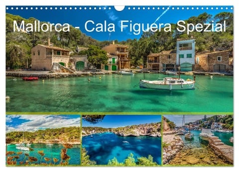 Mallorca - Cala Figuera Spezial (Wandkalender 2025 DIN A3 quer), CALVENDO Monatskalender - Jürgen Seibertz