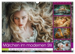 Märchen im modernen Stil (Wandkalender 2025 DIN A3 quer), CALVENDO Monatskalender - Steffen Gierok-Latniak