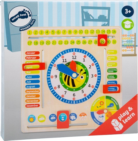 Lerntafel Datum, Uhr- & Jahreszeiten DE - 