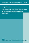 Cover-Bild zum Titel 'Die Umsetzung von Art. 6 Abs. 3 EMRK in der neuen Strafprozessordnung Russlands' von 'Manja Hussner'