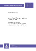Cover-Bild zum Titel 'Umwelterziehung in globaler Perspektive?' von 'Christine Kämmer'