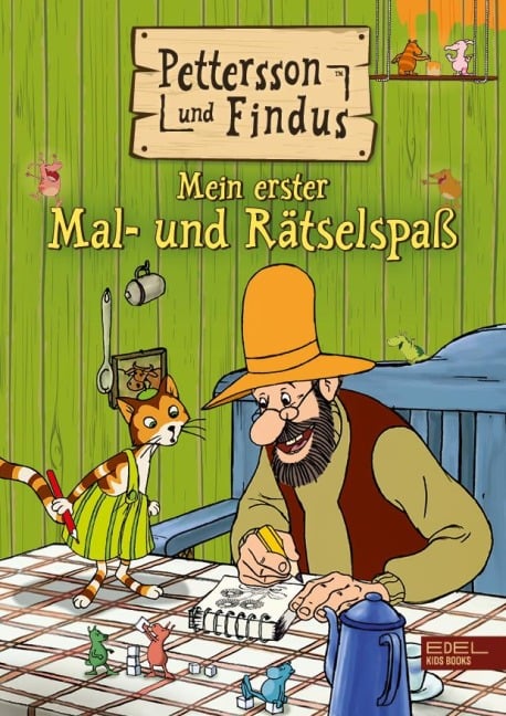 Pettersson und Findus: Mein erster Mal- und Rätselspaß - Sven Nordqvist, Steffi Korda