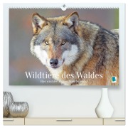 Cover-Bild zum Titel 'Wildtiere des Waldes: Hier wird der Mythos Wald lebendig (hochwertiger Premium Wandkalender 2026 DIN A2 quer), Kunstdruck in Hochglanz' von 'Calvendo Calvendo'
