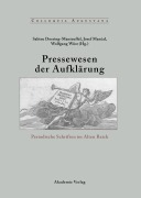 Cover-Bild zum Titel 'Pressewesen der Aufklärung' von ''