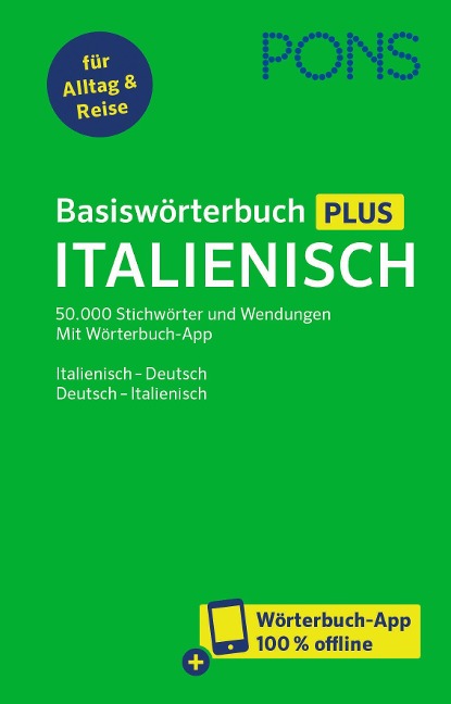 PONS Basiswörterbuch Plus Italienisch - 