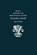 Cover-Bild zum Titel 'Music Printing in Renaissance Venice' von 'Jane A. Bernstein'