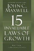 Cover-Bild zum Titel 'The 15 Invaluable Laws of Growth' von 'John C. Maxwell'