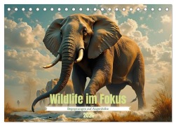 Cover-Bild zum Titel 'Wildlife im Fokus - Begegnungen auf Augenhöhe (Tischkalender 2026 DIN A5 quer), CALVENDO Monatskalender' von 'Babett Paul - Babetts Bildergalerie'