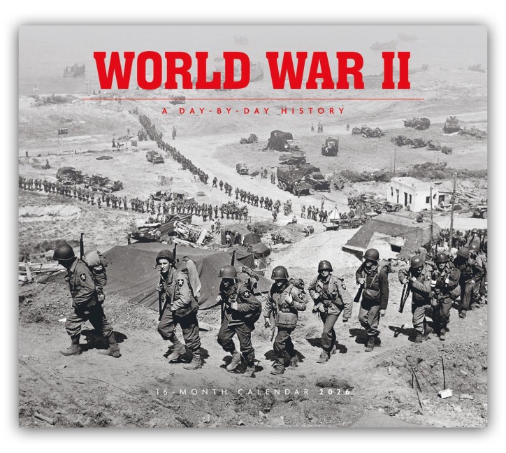 World War II - Der Zweite Weltkrieg 2026 - 16-Monatskalender im Deluxe-Format - Carousel Calendar
