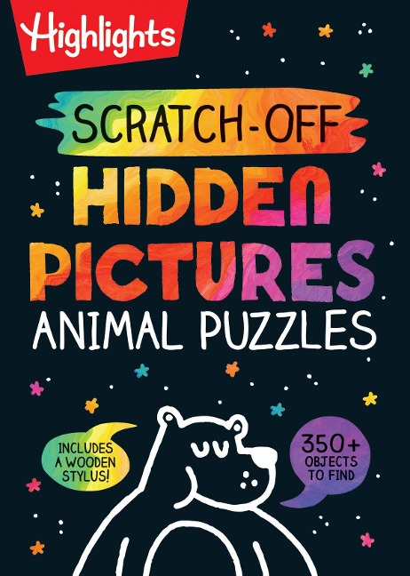 Scratch-Off Hidden Pictures Animal Puzzles - 