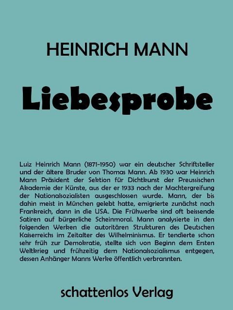 Liebesprobe - Heinrich Mann