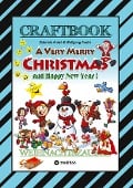 Cover-Bild zum Titel 'CRAFTBOOK - ZAUBERHAFTE WEIHNACHTSGESCHICHTE - MALBUCH - BASTELBUCH - SPIELEBUCH - KREATIVES ZEICHNEN' von 'Wolfgang André, Gabriele André'