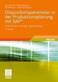 Cover-Bild zum Titel 'Dispositionsparameter in der Produktionsplanung mit SAP®' von 'Jörg Dittrich, Andreas Hufgard, Michael Hau, Peter Mertens'