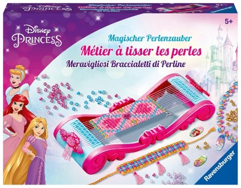 Ravensburger 23540 Magischer Perlenzauber Disney Princesses - Zauberhafte Armbänder aus bunten Perlen basteln, Kreatives Bastelset für Kinder ab 5 Jahren - 